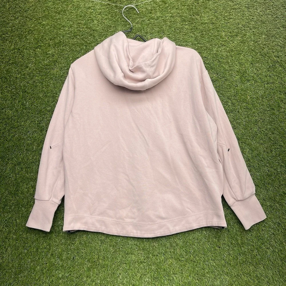 Nike Tech Fleece Hoodie Womens Small Pink/Mauve Zip Up Sweatshirt y2k